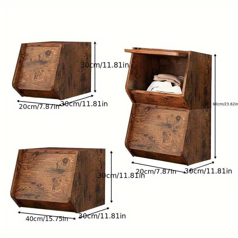 Toy Storage Cubby, Bookshelf, Stackable Bin Toy Storage Cabinet, Bookcase Footboard, Toy Shelf, Suitable for Room, Hallway