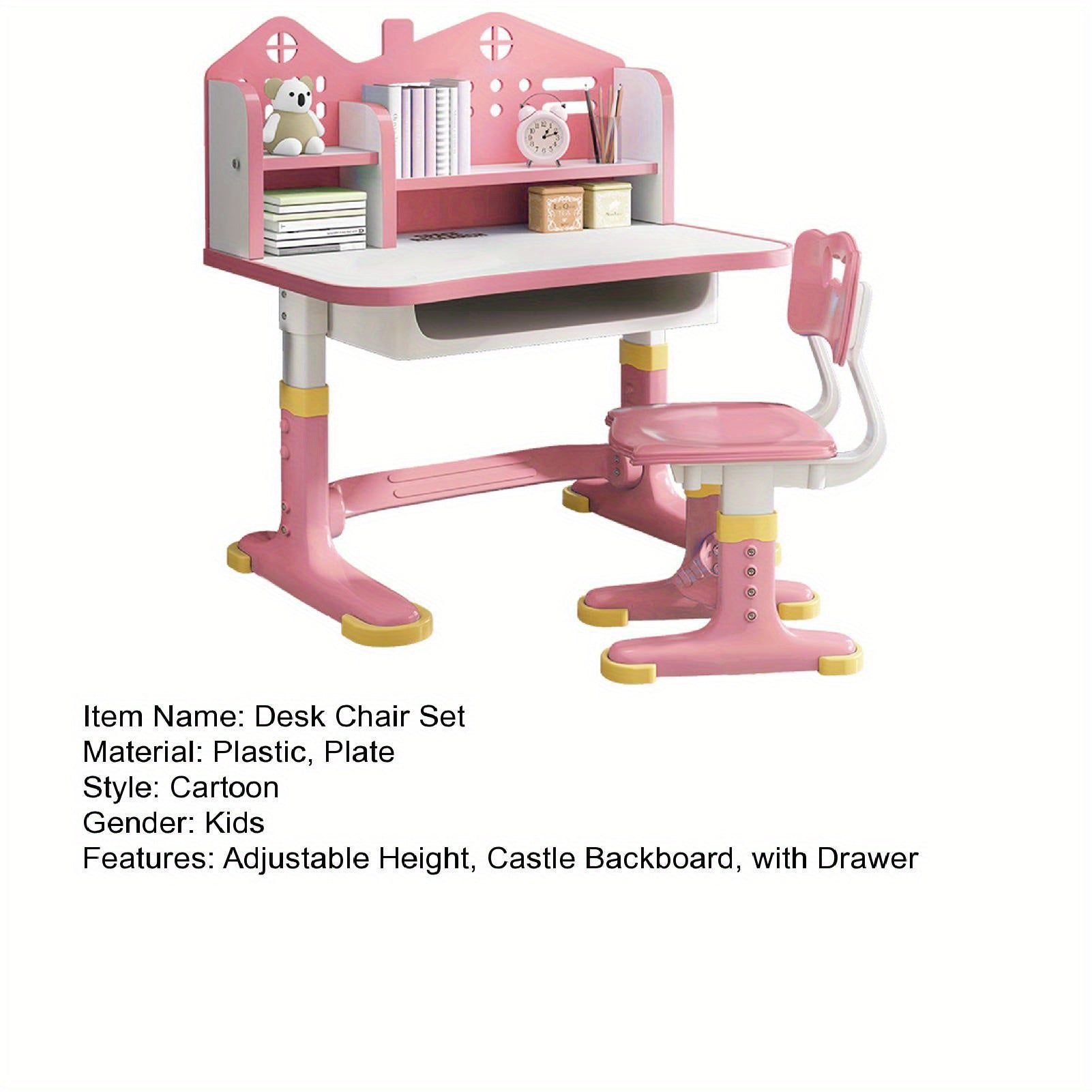 1 Sets 41.37*29.75*24.63 Inches Functional Desk And Chair Set