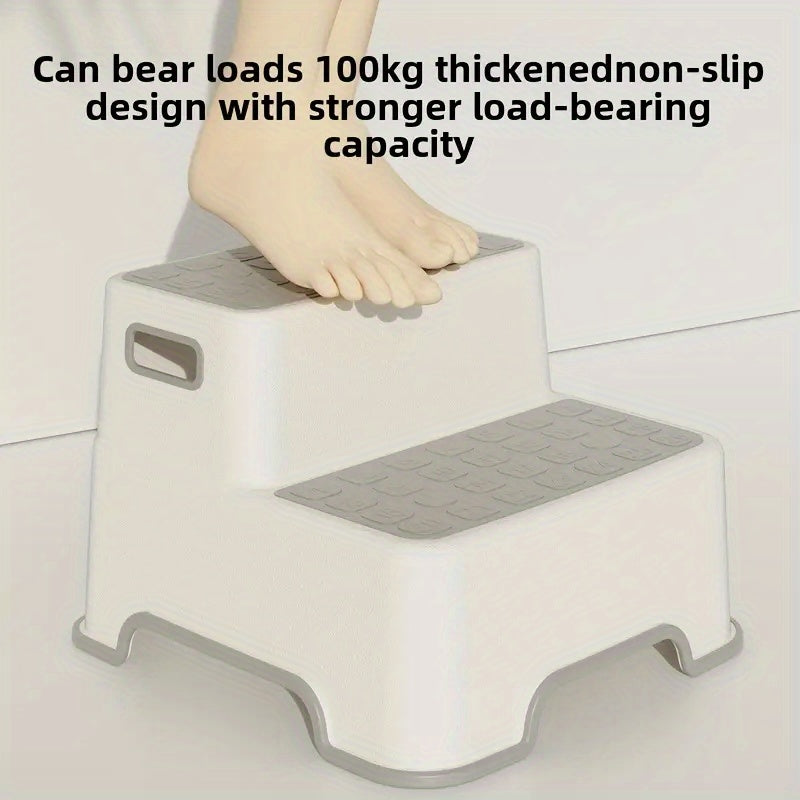 Anti-slip Bathroom Step Stool - Perfect For Potty Training And As A Washstand Helper Stool