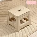 1pc Foldable Step Stool Storage Bench, Shoe Changing Stool - Portable, Adjustable, Durable Square Stool, Suitable for Home