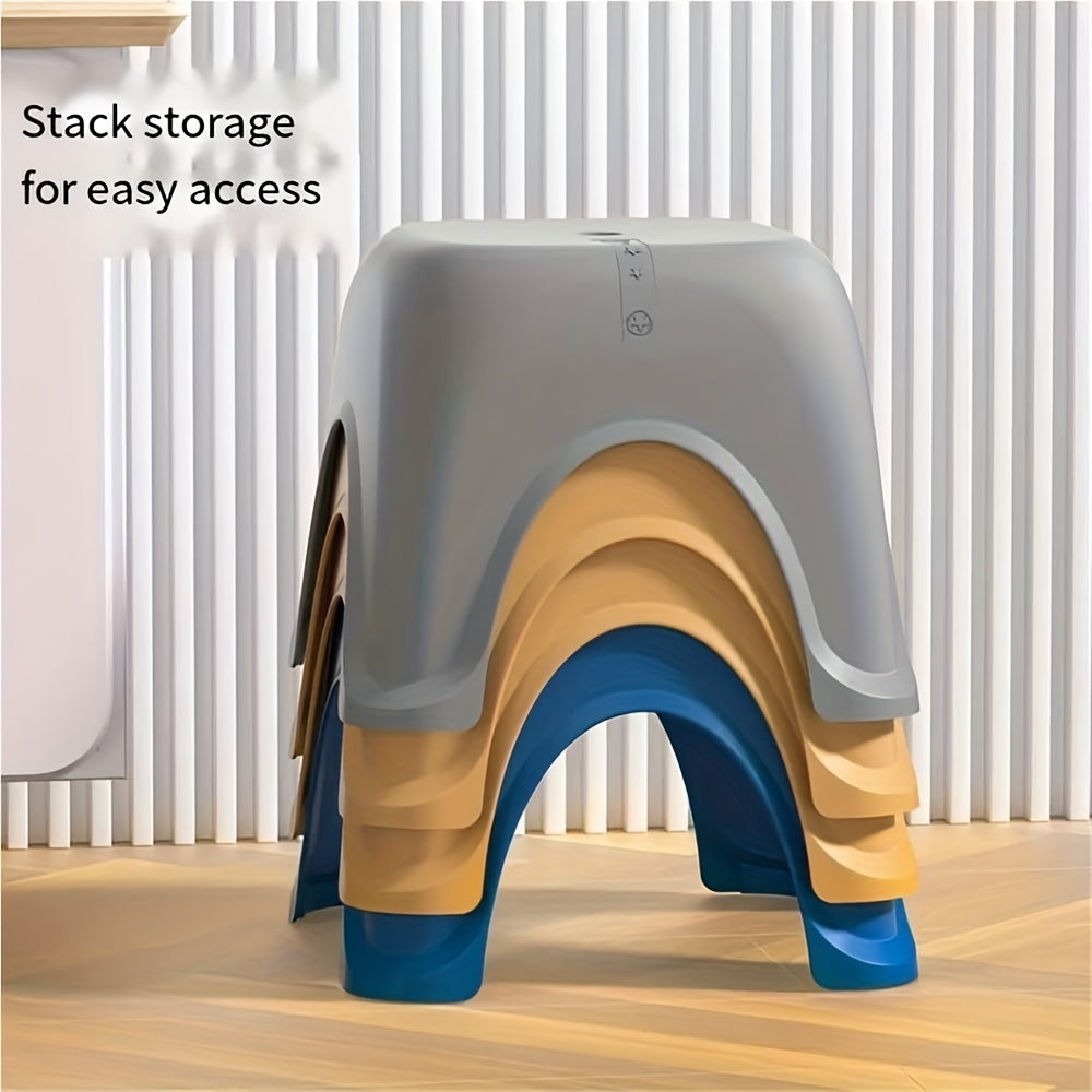 One Piece Suitable for Office Use, Thickened Load-Bearing Non-Slip Stackable Household Shoe Bench