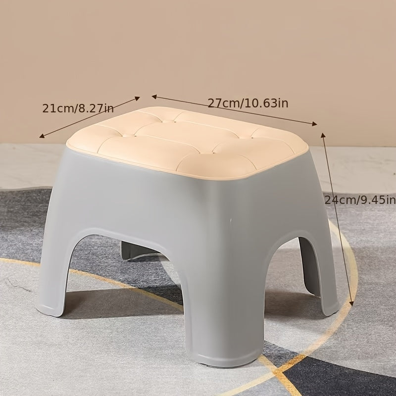 Children's Game Room Stools, Bedroom Stools, Shoe Changing Stools, with Anti Slip Pads, Stackable, Sturdy And Durable