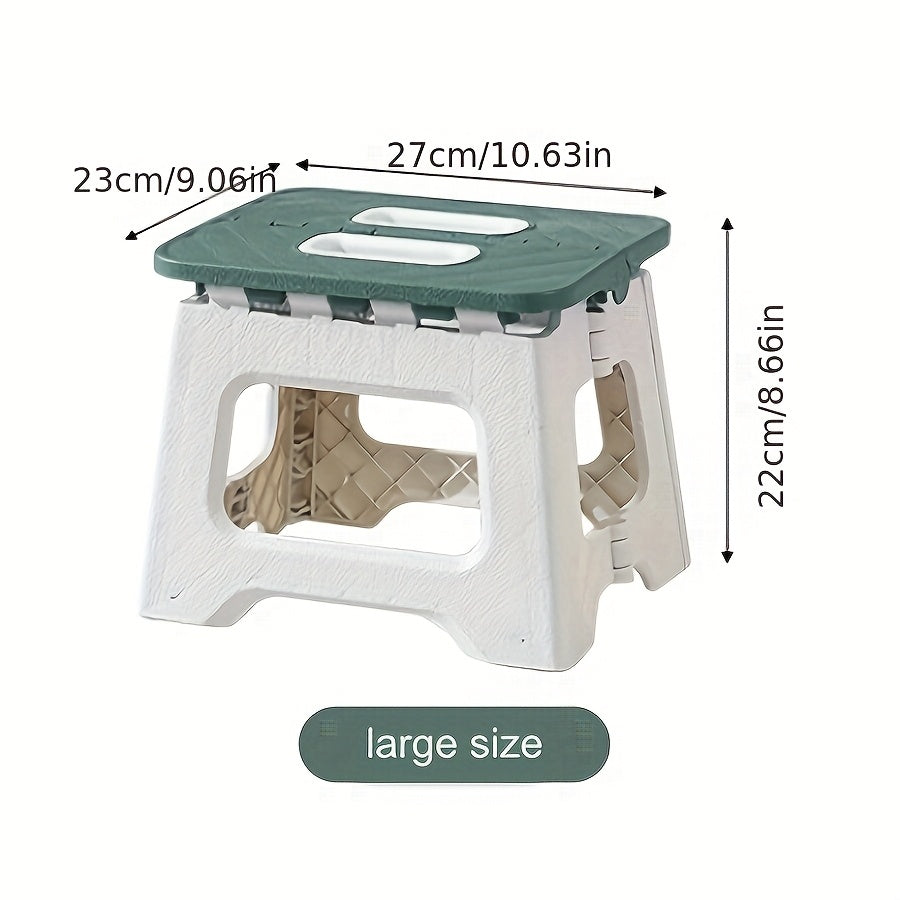 Home Folding Footstool 2pcs Non Slip Surface Footstool, Height 10 Inches