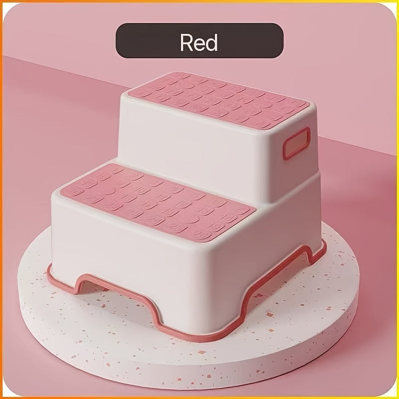 Anti-slip Bathroom Step Stool - Perfect For Potty Training And As A Washstand Helper Stool