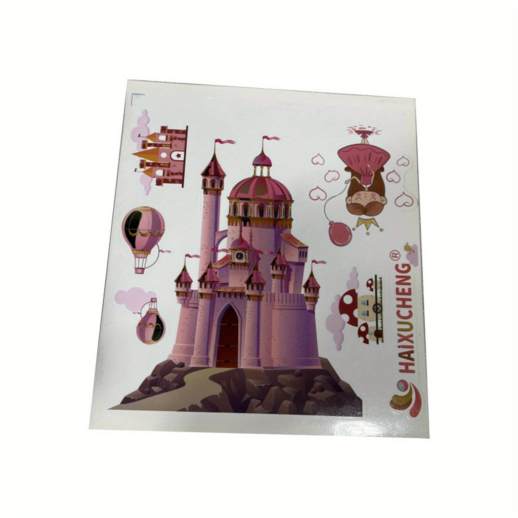 Multi Bookcase Wider Desktop Table and Chair Set Cartoon Pattern Adjustable Height Study Drawer Table with Chair