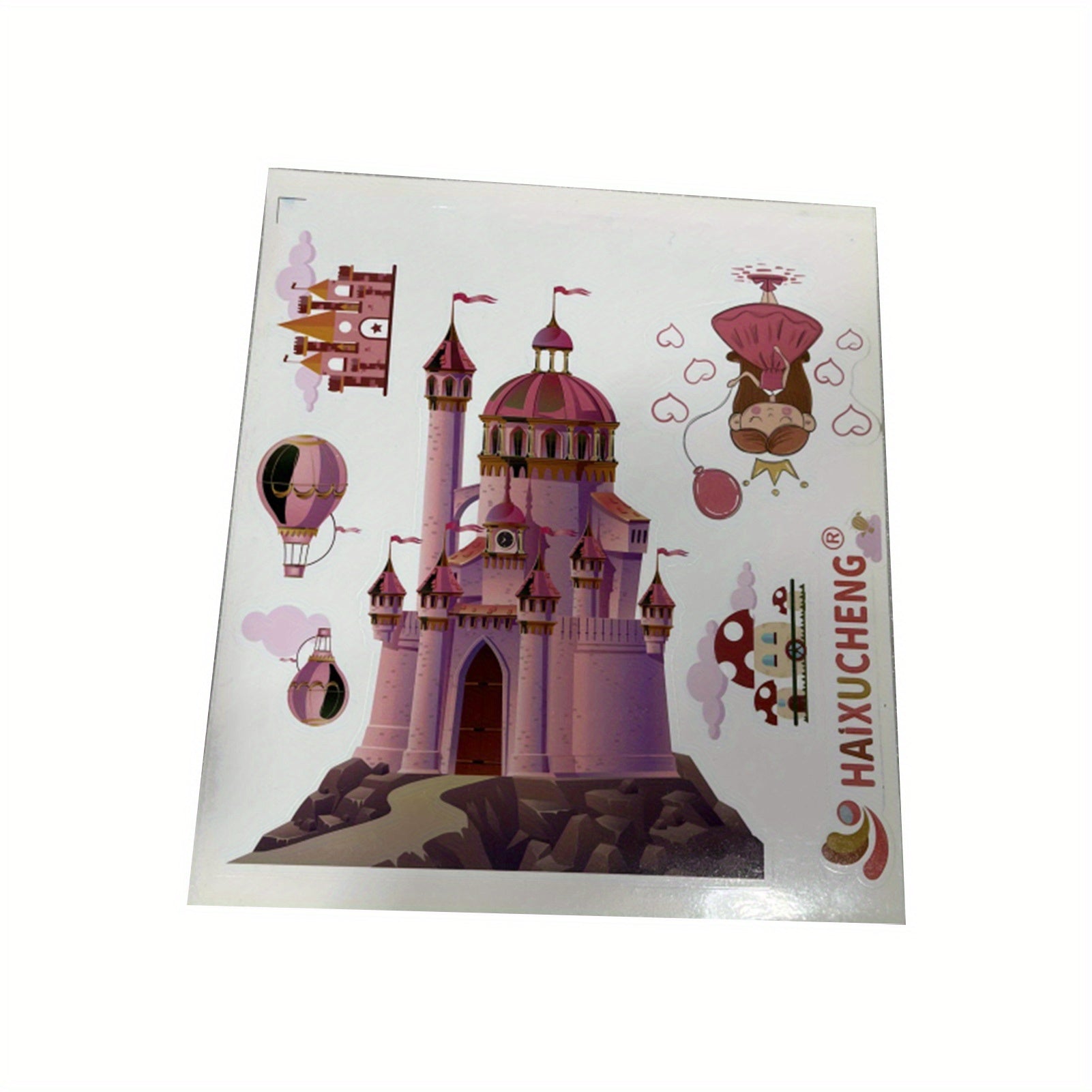 Multi Bookcase Wider Desktop Table and Chair Set Cartoon Pattern Adjustable Height Study Drawer Table with Chair