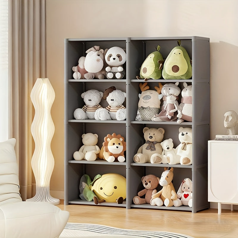Multi-Layer Easy-to-Assemble Bookshelf, Simple Home Clothing Storage Wardrobe, Toy Organizer