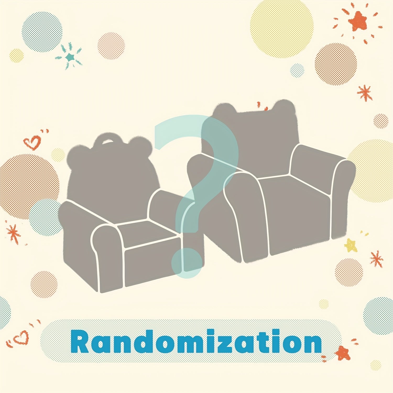 Memory Foam Kids Armchair - Bear-Shaped Chair with Manual Recline