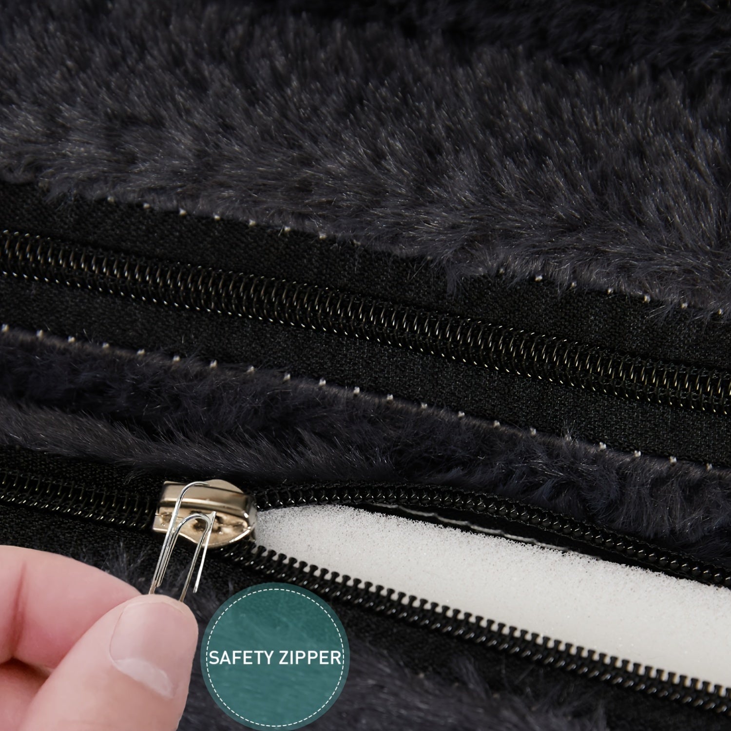 Foldable Multifunctional Sofa Comfortable Teenager Foldable Sofa with Pillow - Plush