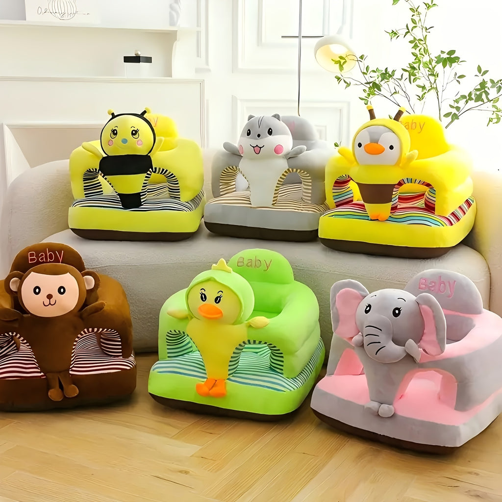 1pc Adorable Cartoon Youngsters Sofa Chair - Soft Cotton